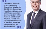 Cục trưởng Cục Hàng không Singapore được tái bổ nhiệm Chủ tịch Ủy ban Các nhà lãnh đạo CANSO Châu Á – Thái Bình Dương (APC3)